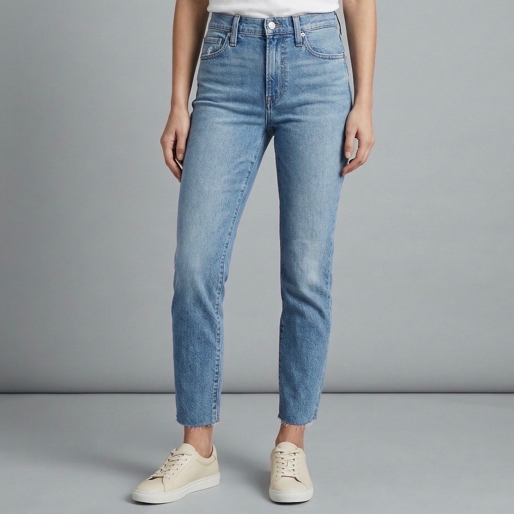 Madewell The Perfect Vintage Jean Raw-Hem Edition Mom Jeans Enmore size 26